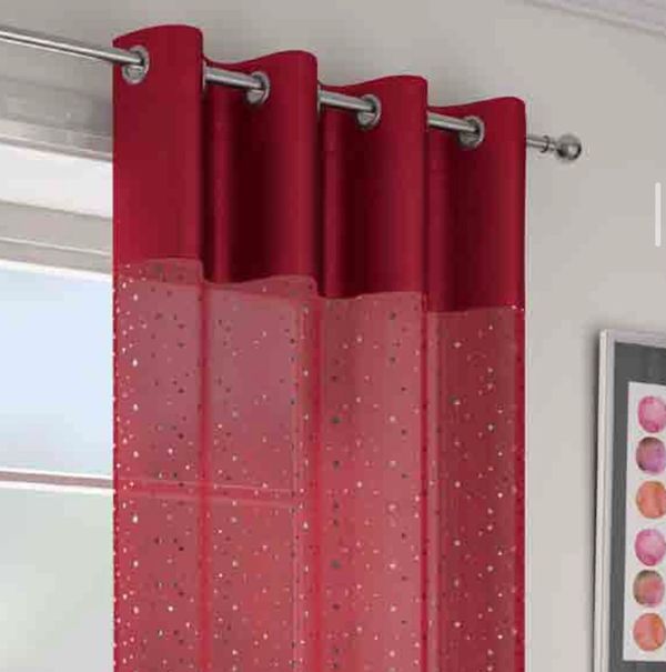 Eyelet voile panel