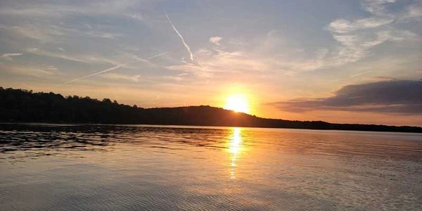 Rental Pontoon Boats Near Columbus, Akron, Cleveland, Ohio  on Charles Mill Lake