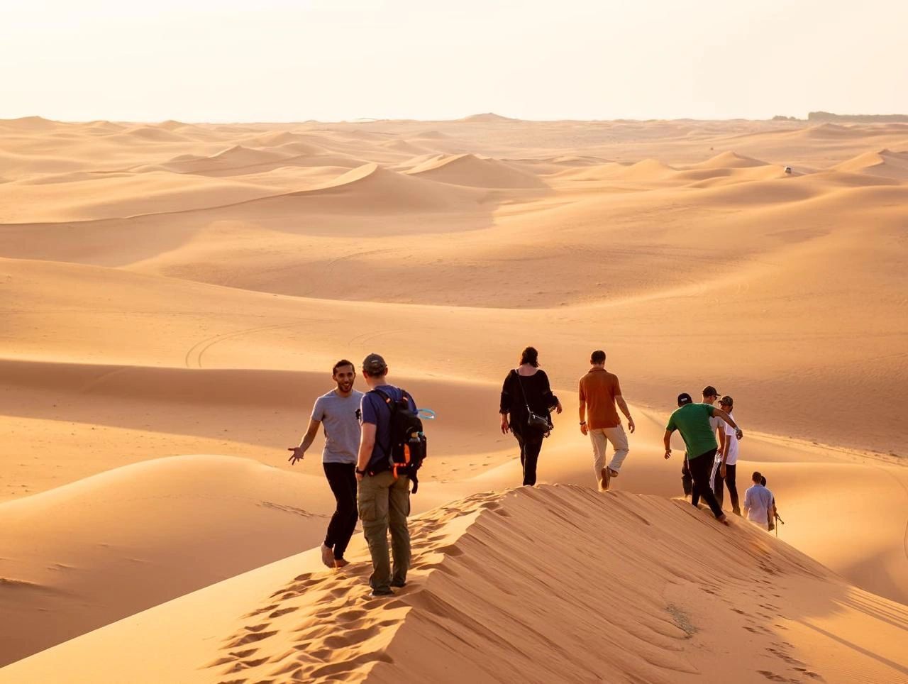 red sand dunes