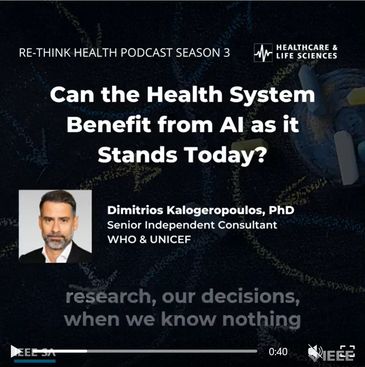 IEEE SA Podcast -- Can the Health System Benefit from AI as it Stands Today?