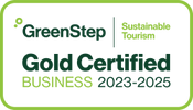 GreenStep Sustainable Tourism Gold-Certified Business
