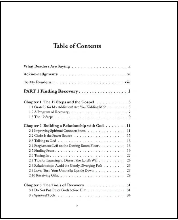 Table of Contents - Page 1