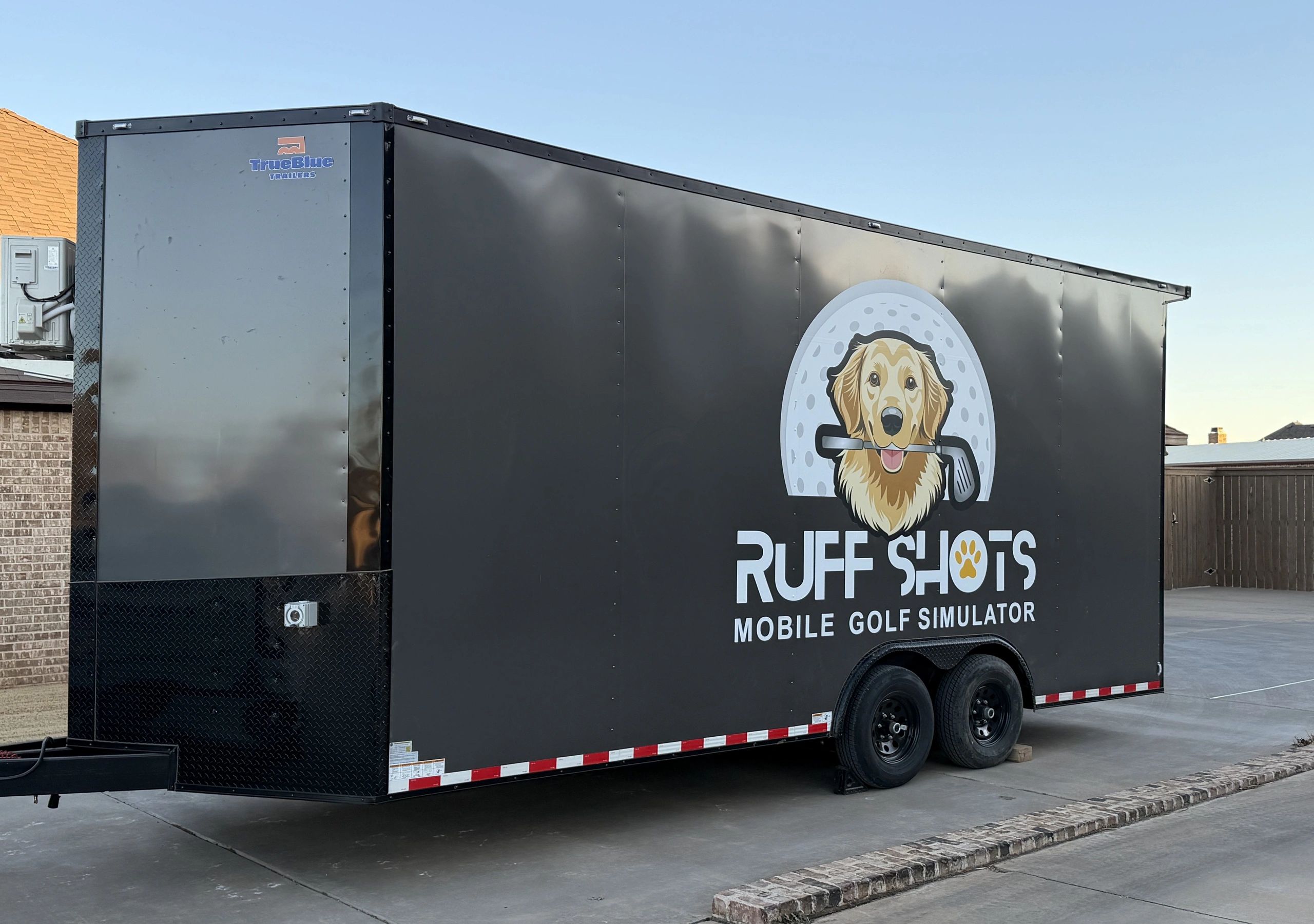 Lubbock Mobile Golf Simulator. Ruffshots Mobile Golf Simulator