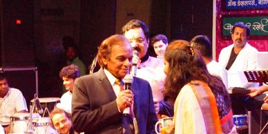 Kalyanji / Anandji Virji shah music director is in show with Yashashree Bhave (Yashi)