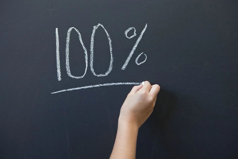100%