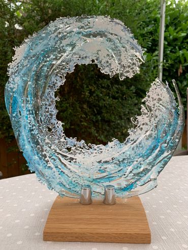 Fused Glass wave