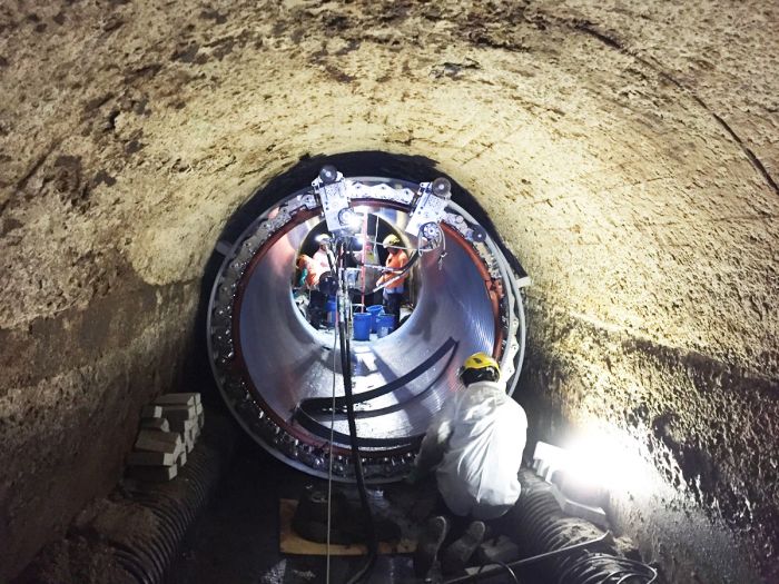 Spiral Wound For Trenchless Pipe Repair