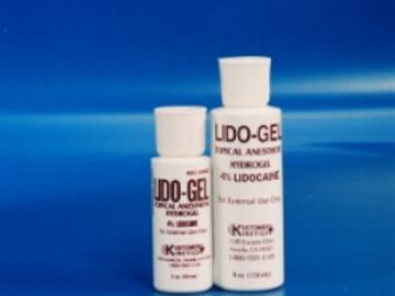 two different size bottles of Lido Gel.