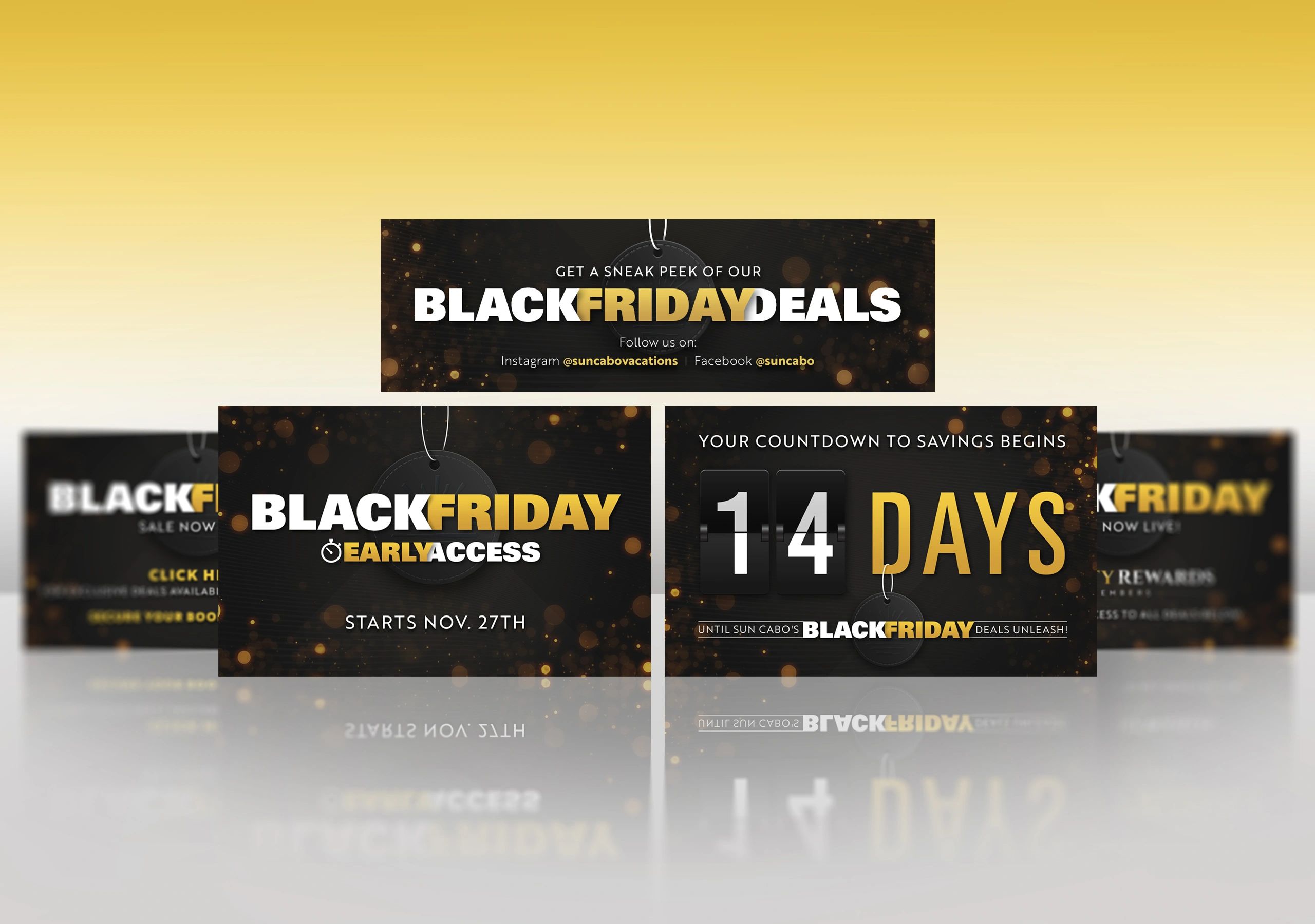 Black Friday deals announcement with countdown and early access info.