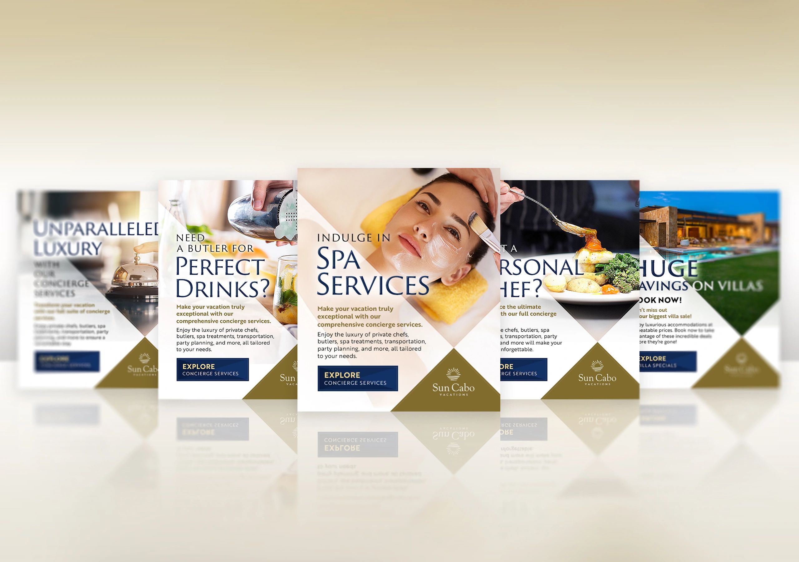 Luxury concierge services offered by Sun Cabo Vacations.