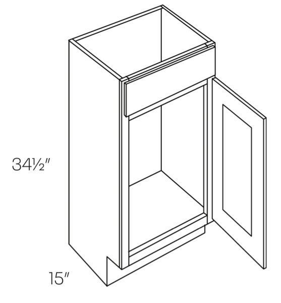 1 Door Vanity - Luxor collection