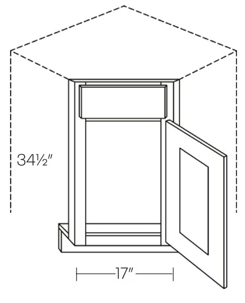 Corner Sink, Face Only