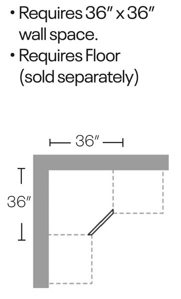 Alternative view of Corner Sink, Face Only