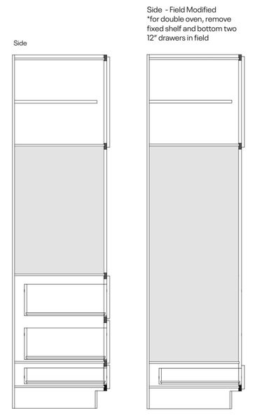 Built In Wall Oven Cabinet