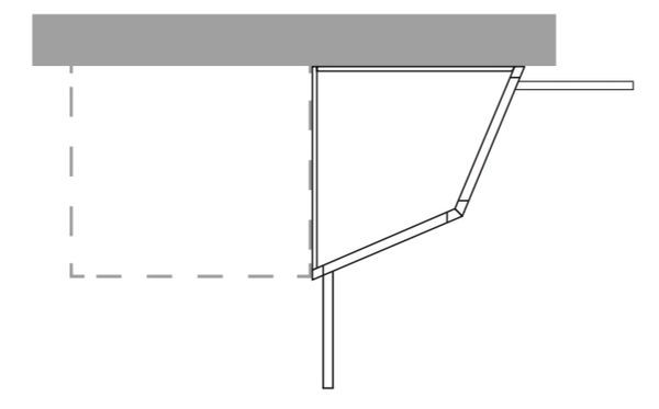 Alternative view of Base End Cabinet