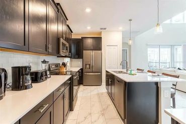 Modern day kitchen equipped with appliances