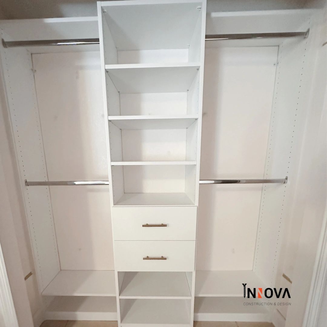 Custom reach-in closet