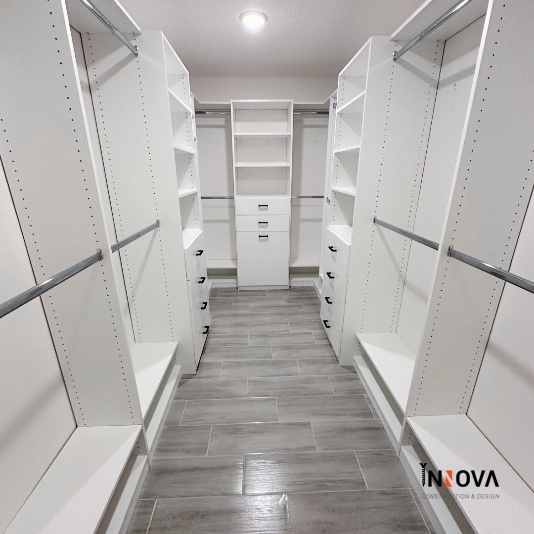 Custom walk-in closet