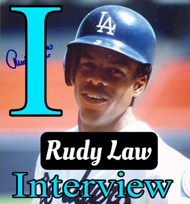Rudy Law baseball interview image.