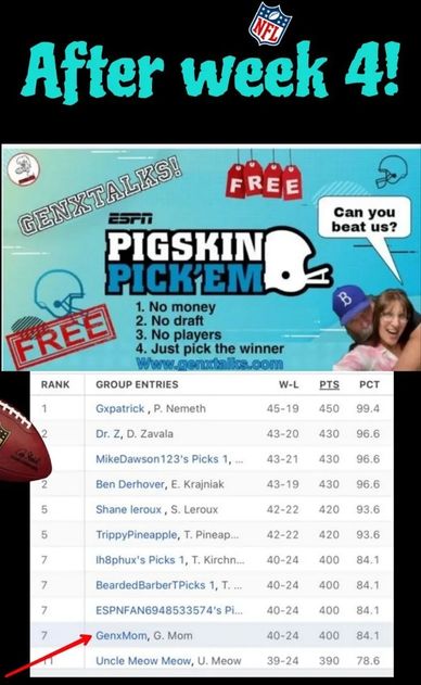 PIGSKIN PICK 'EM IS BACK!