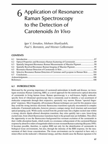 Carotenoid measurement book chapter.
