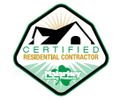 Certified Residential Contractor logo for Malarkey Roofing Products.