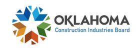 Logo of Oklahoma Construction Industries Board with a colorful geometric star design.