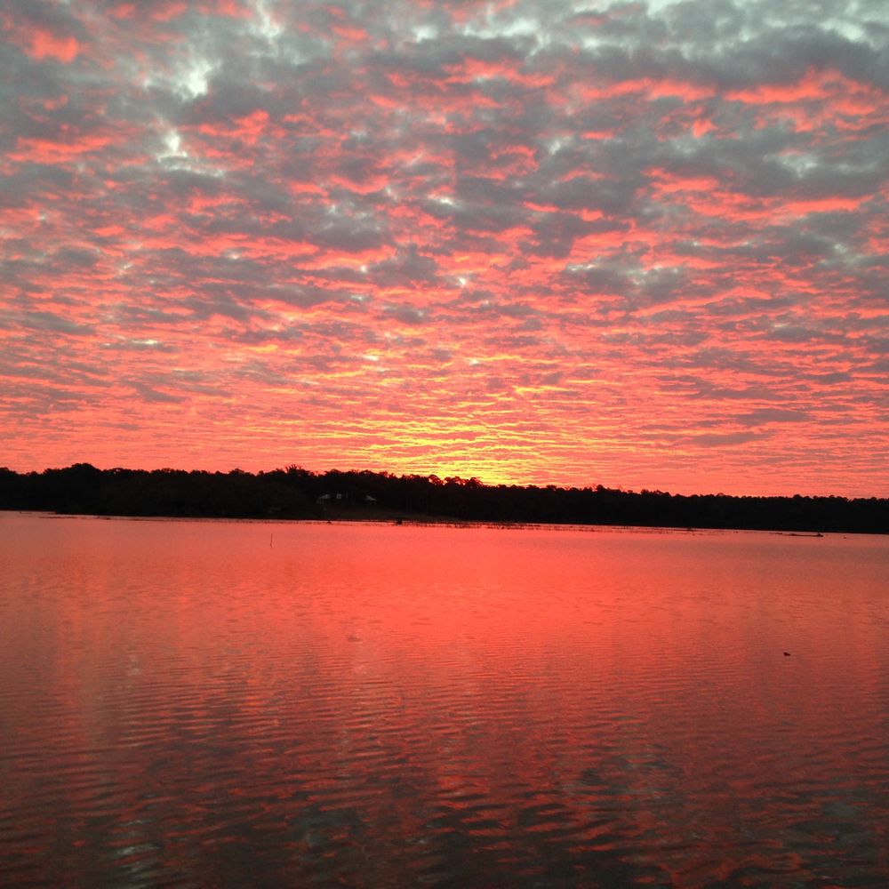 Sunrise on Kickapoo Creek