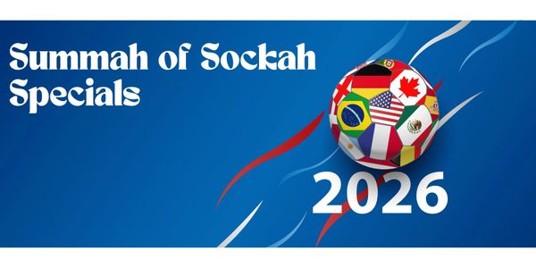 2026 soccer tournament featured with flags on a ball and bold text.