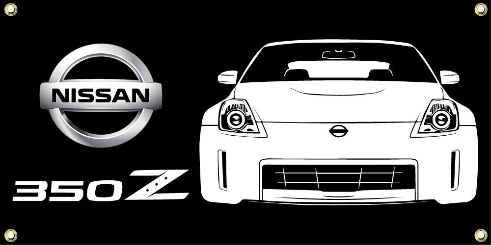 Banner Automotive Nissan 350z Front silhouette