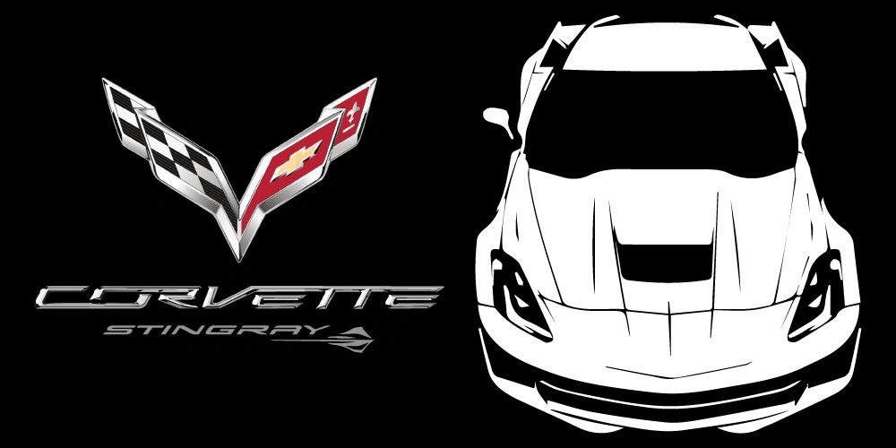 banner-automotive-corvette-stingray-c7-front-silhouette