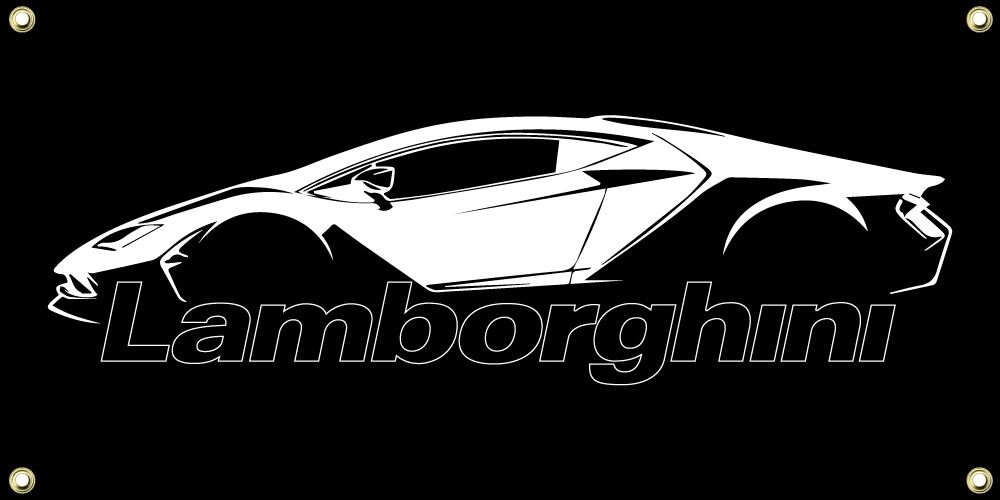 Banner Automotive Lamborghini Sil