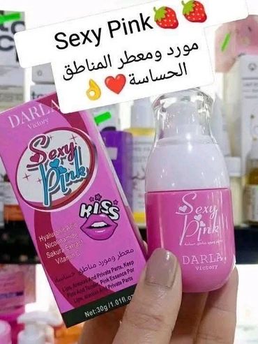 Sexy Pink intimate care product with moisturizing and fragrance benefits.