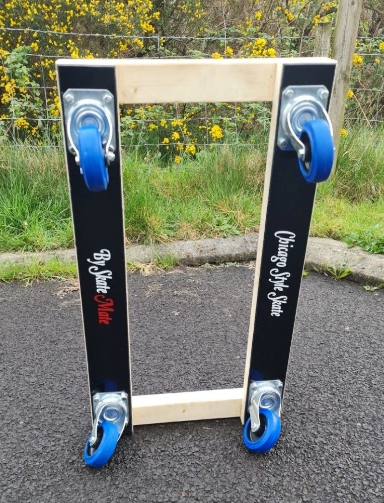Heavy Duty Chicago Style Skate 810 x 460, rubber topped, PVC covered ...