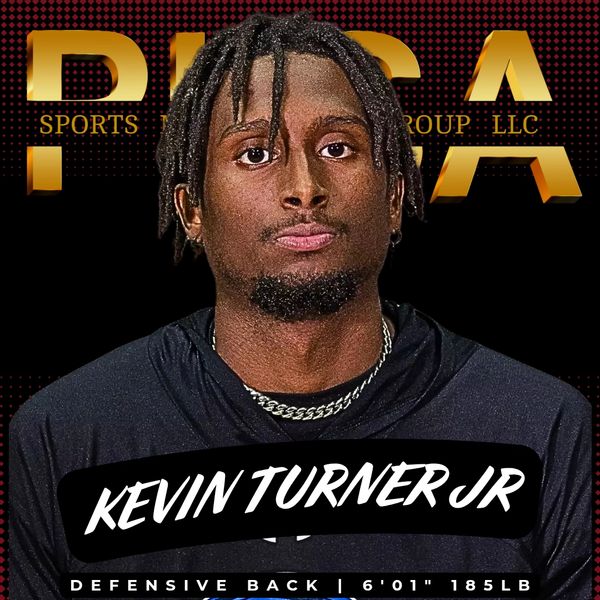 Portrait of Kevin Turner Jr, defensive back.