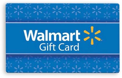 Walmart e-transfer gift card.