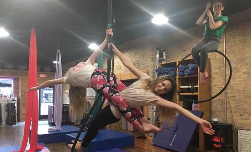 Teen Aerial Arts, Lyra Hoop, Teen Circus Arts