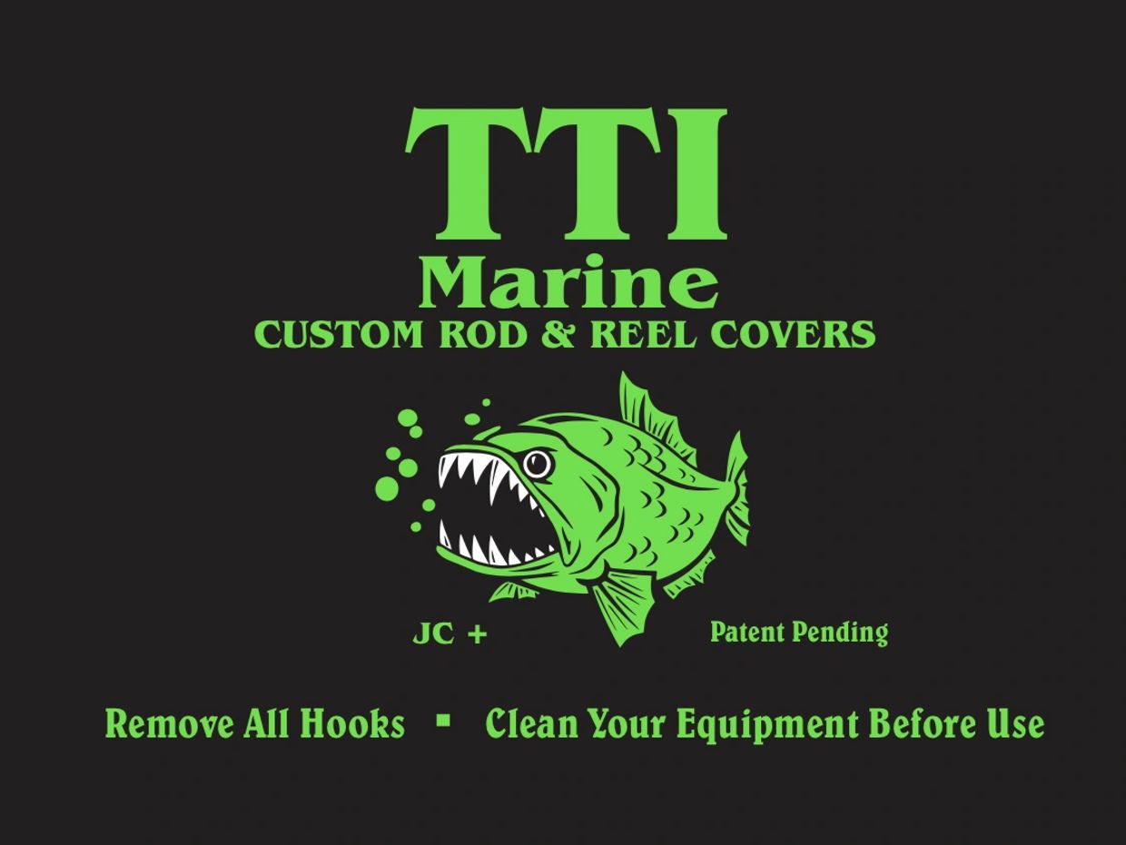 TTI Marine - Rod and Reel Cover, Patented Rod Cover Made in Usa