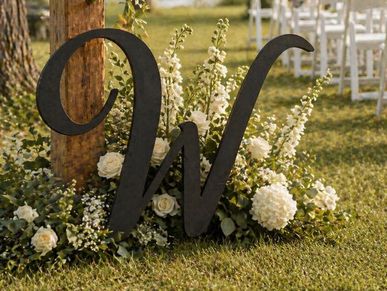 Custom wood name signs