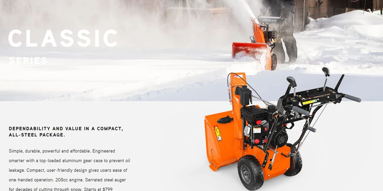 Compact Series, Snow Blowers