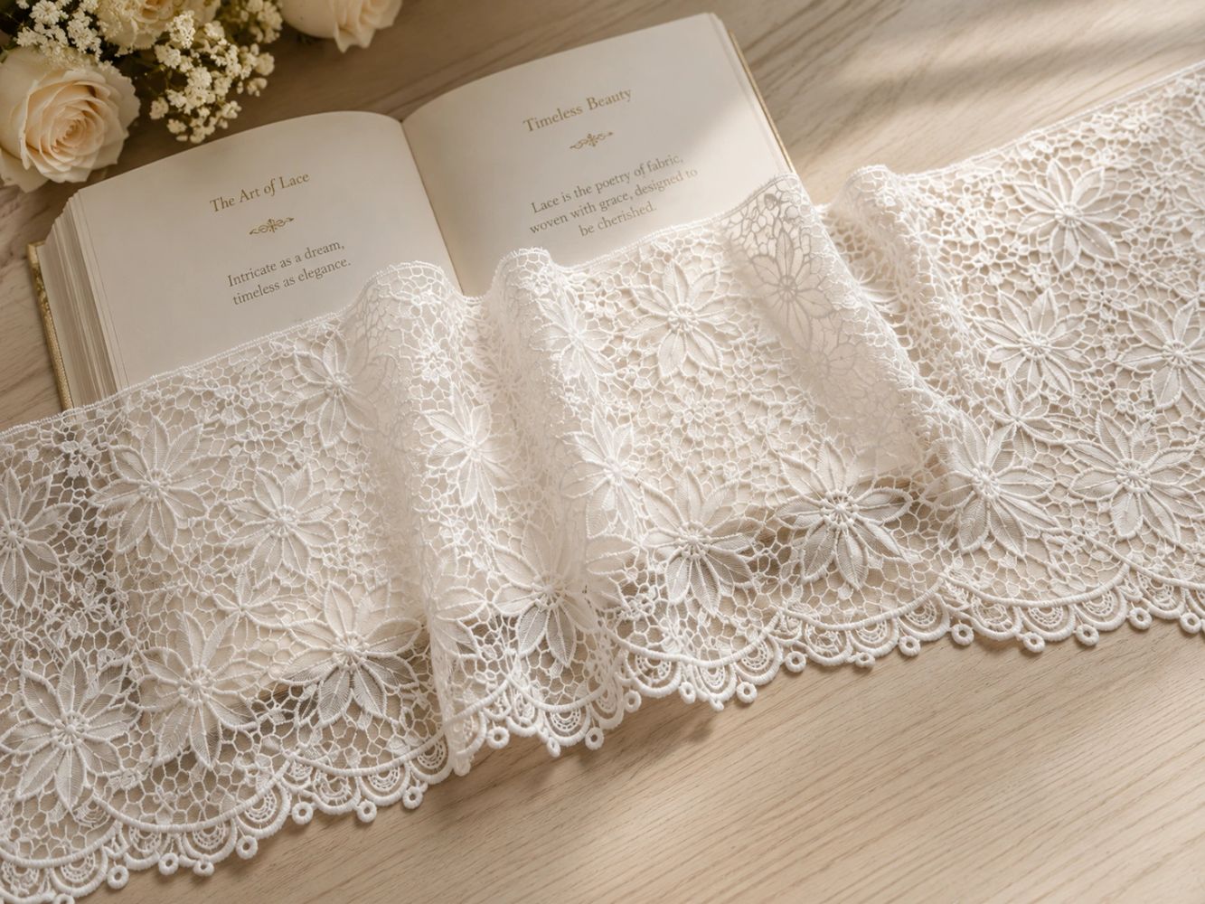 Organza trim