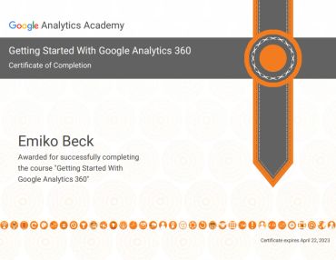 introduction to data studio award google analytics academy 360 completion
