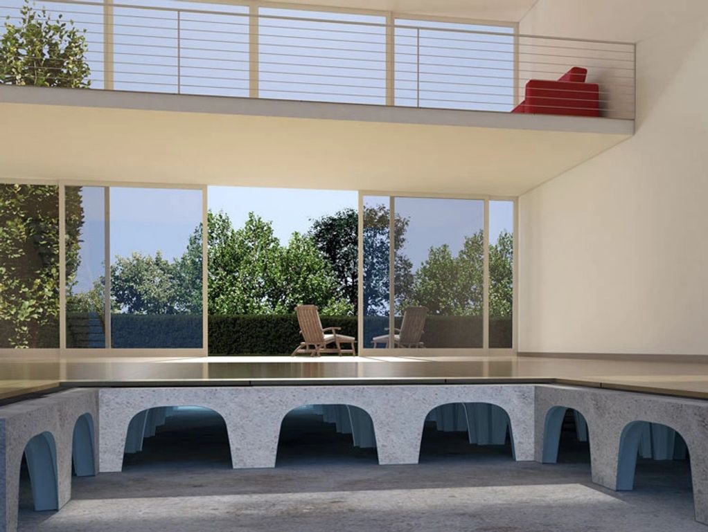 給排水や空調、電気配管、換気のための空間