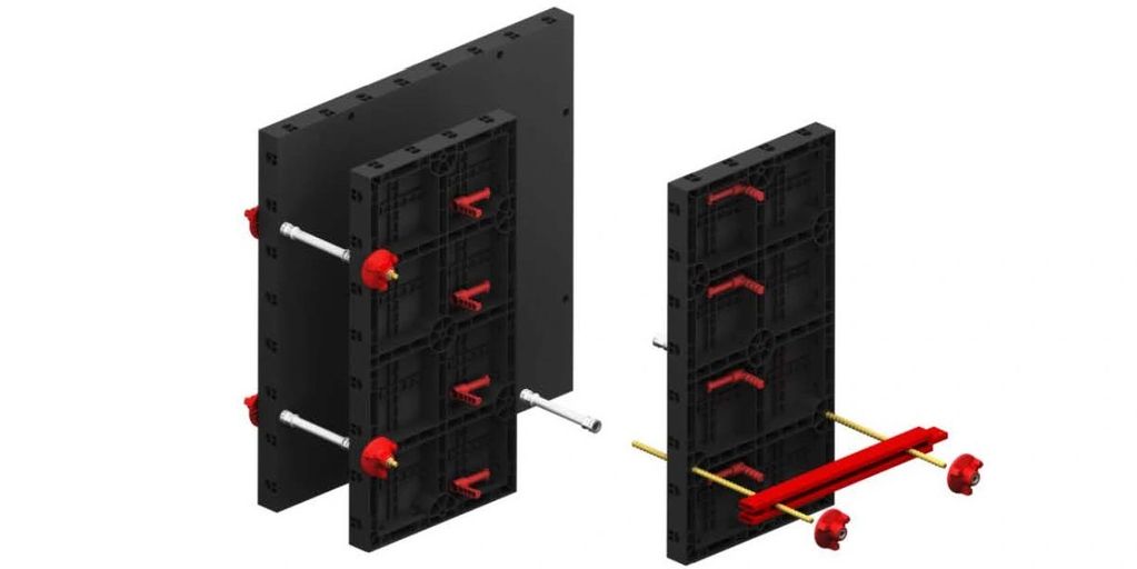 対面するパネルの接続方法