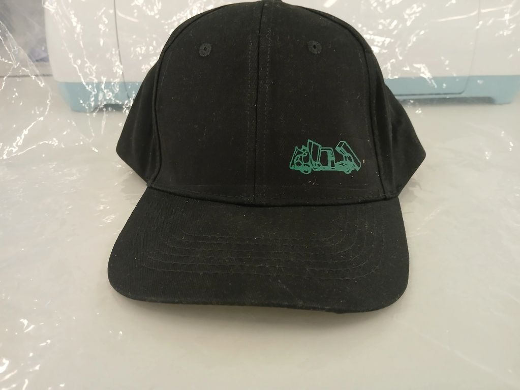 Single vinyl on a hat