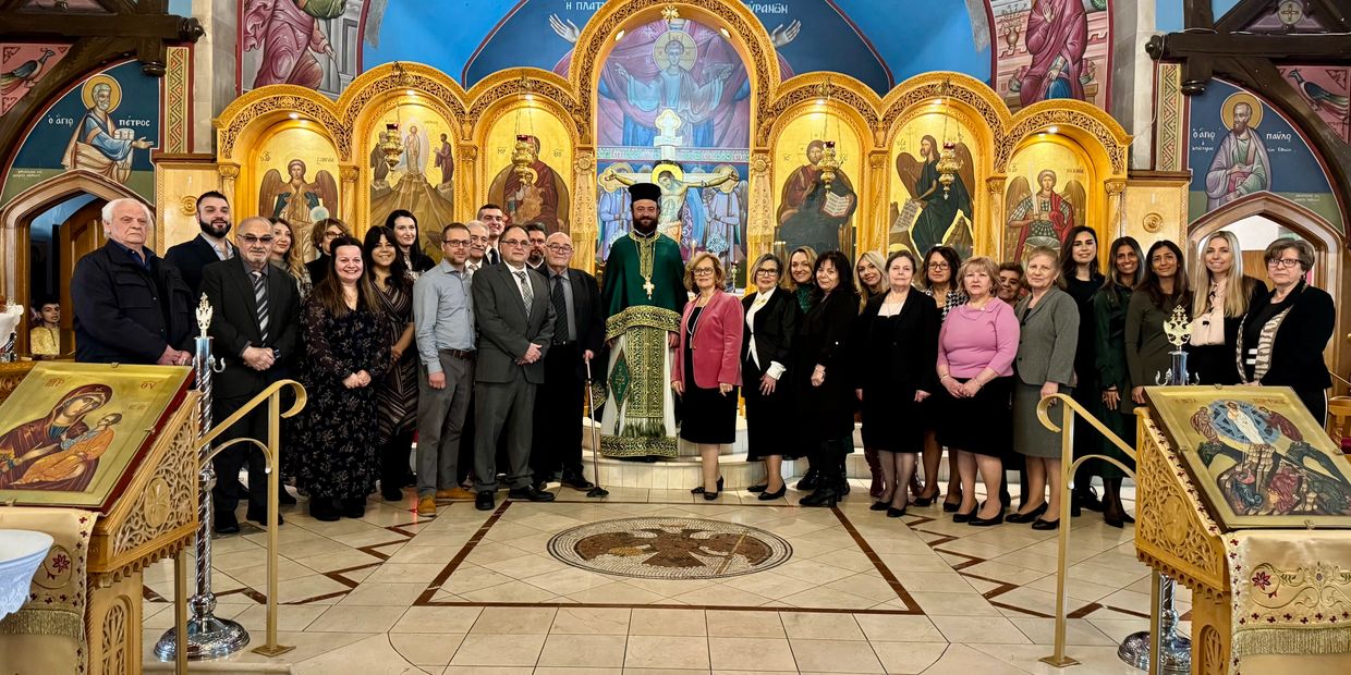 Our Parish Council, our parish priest (Fr. Fanourios), Philoptochos Society. 