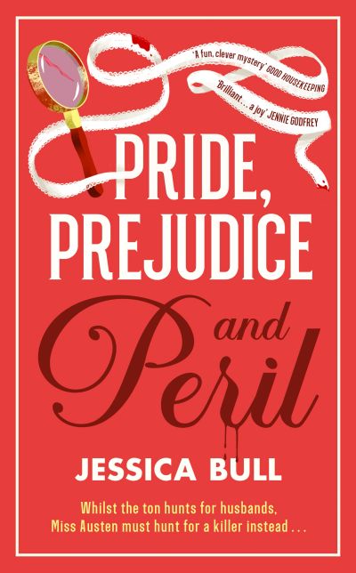 Book cover of "Pride, Prejudice and Peril" by Jessica Bull.