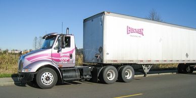 Dry van truckload service in Oregon and Washington.