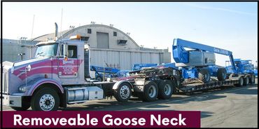 Removable Goose Neck RGN service in Oregon and Washington.