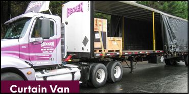 Curtain Van service in Oregon and Washington.